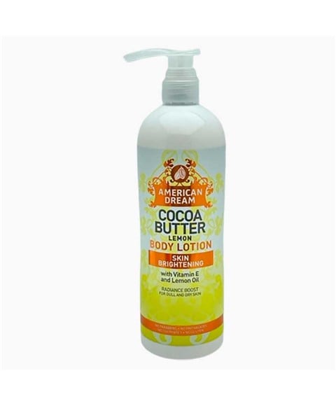 Cocoa Butter Lemon Body Lotion | American Dream Skincare