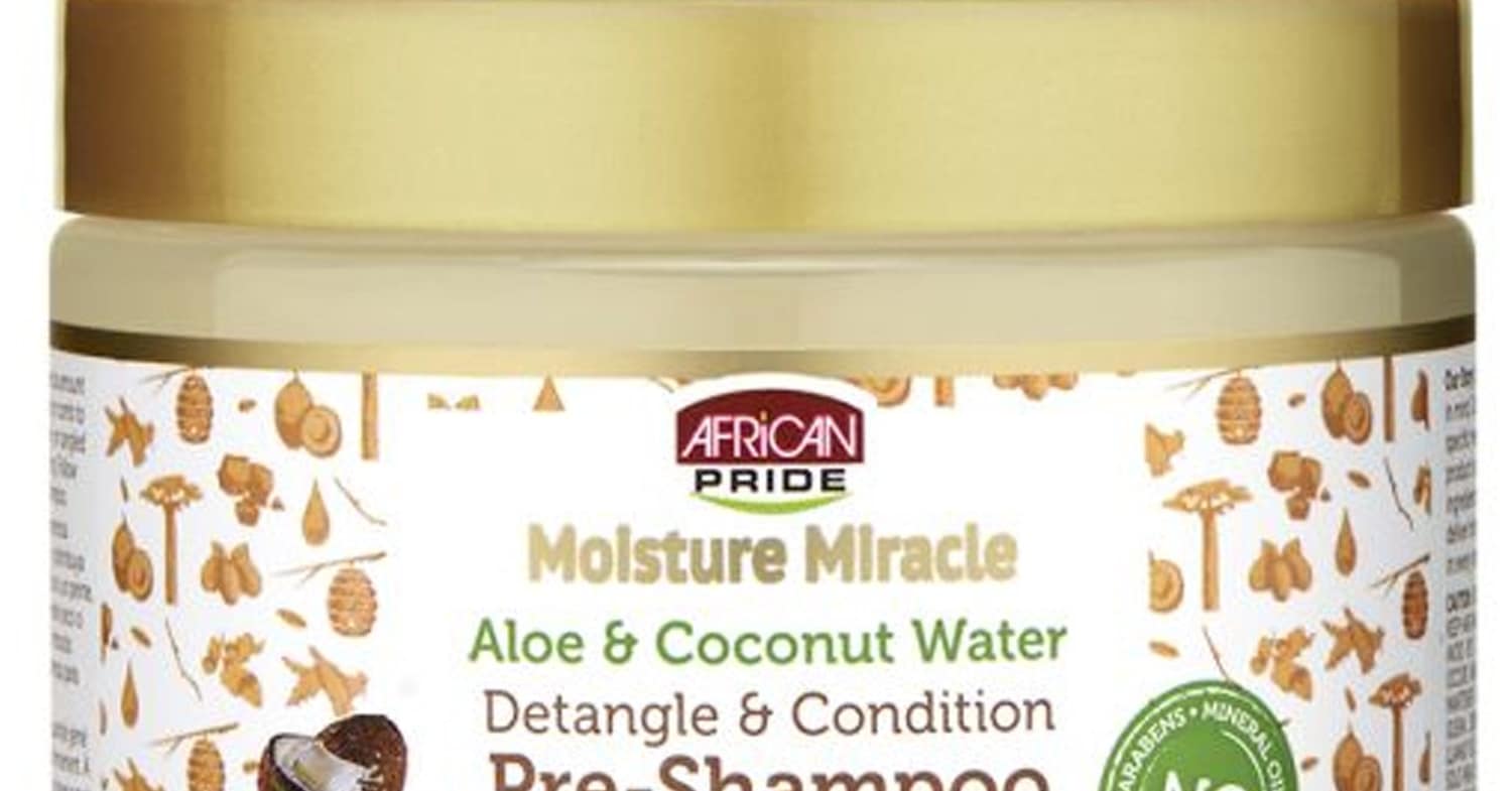 African Pride Moisture Miracle Aloe & Coconut Pre-Shampoo 12oz