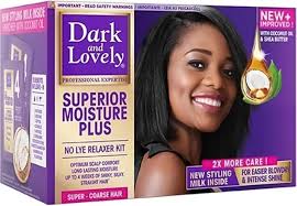 Dark And Lovely Moisture Plus No Lye Relaxer Super