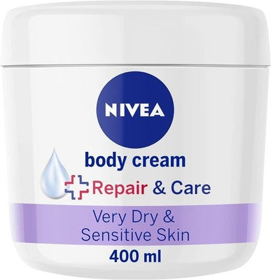 NIVEA Repair & Care Body Cream 400ml Intensive Moisturiser
